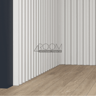 3D декоративная панель из дюрополимера Европласт New Art Deco 6.59.802-280, 251х25х2800мм (под покраску)