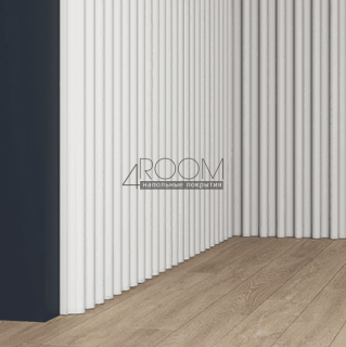 3D декоративная панель из дюрополимера Европласт New Art Deco 6.59.804-280, 240х30х2800мм (под покраску)