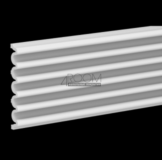 3D декоративная панель из дюрополимера Европласт New Art Deco 6.59.804-280, 240х30х2800мм (под покраску)