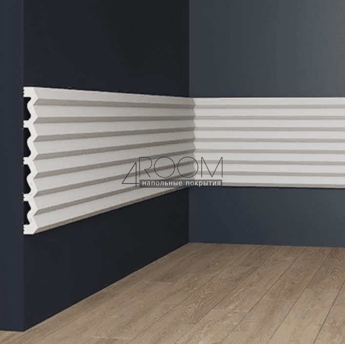 3D декоративная панель из дюрополимера Европласт New Art Deco 6.59.803, 240х25х2000мм (под покраску)
