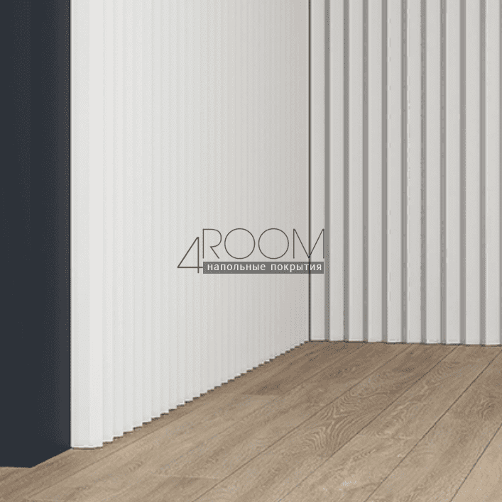 3D декоративная панель из дюрополимера Европласт New Art Deco 6.59.803, 240х25х2000мм (под покраску)