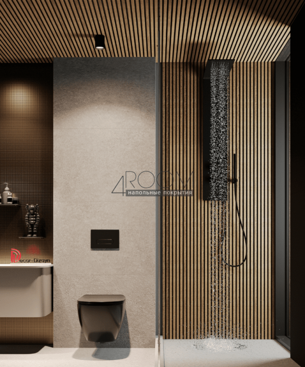 Цветная декоративная 3D панель из дюрополимера Decor-Dizayn 904-64SH (150х10х3000мм)