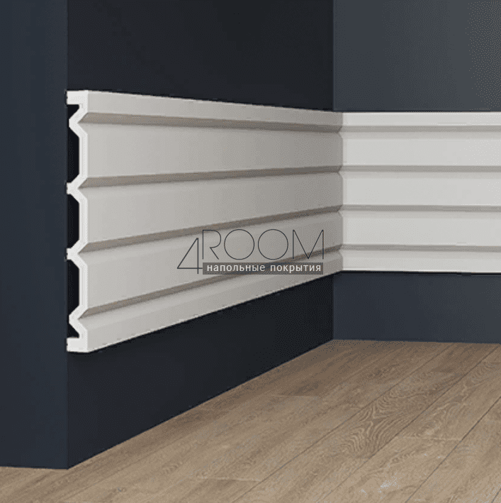 3D декоративная панель из дюрополимера Европласт New Art Deco 6.59.806, 240х20х2000мм (под покраску)