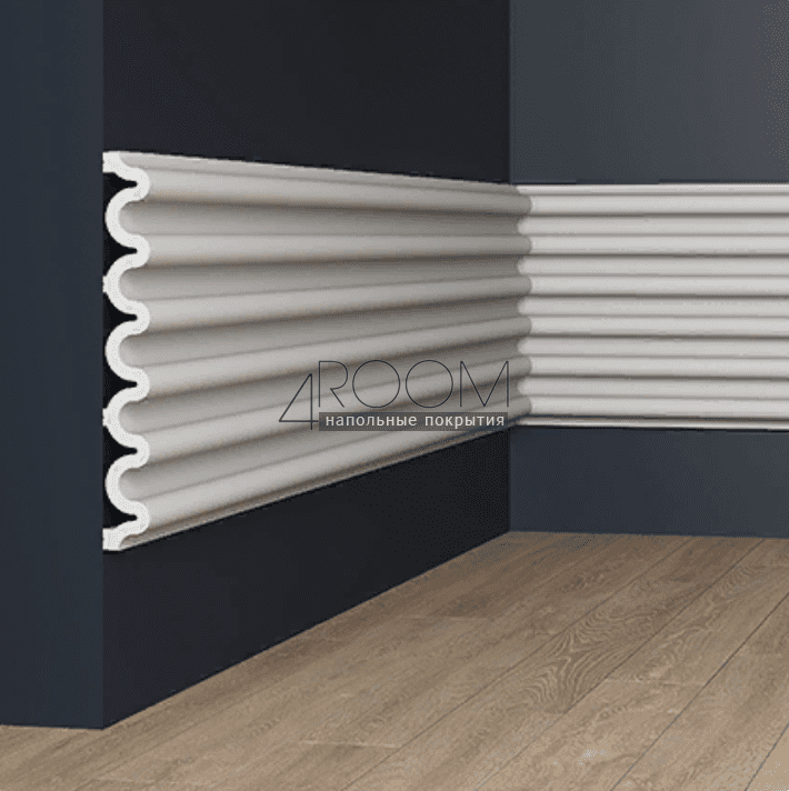 3D декоративная панель из дюрополимера Европласт New Art Deco 6.59.804, 240х30х2000мм (под покраску)