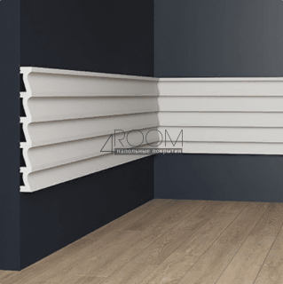 3D декоративная панель из дюрополимера Европласт New Art Deco 6.59.801, 251х25х2000мм (под покраску)
