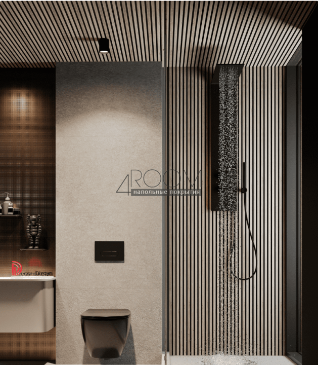 Цветная декоративная 3D панель из дюрополимера Decor-Dizayn 904-65SH (150х10х3000мм)