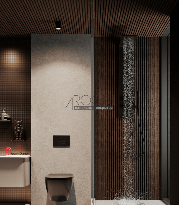 Цветная декоративная 3D панель из дюрополимера Decor-Dizayn 904-67SH (150х10х3000мм)