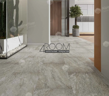 Кварц-виниловая, клеевая LVT плитка Alpine Floor Light Stone LVT, Шеффилд ECO-15-15, 608х303х2,5мм, 43 класс