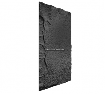 Стеновая Панель из полиуретана Камень Paolo Arte Rock k001-5, тёмно-серый, 1200х600х30мм