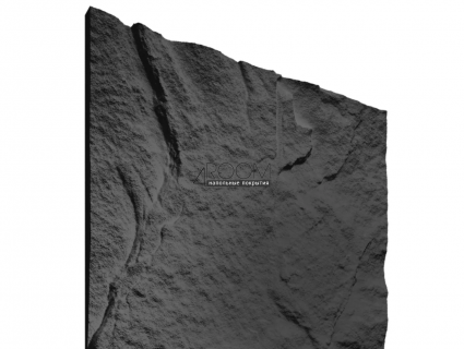 Стеновая Панель из полиуретана Камень Paolo Arte Rock k009-5, тёмно-серый, 1200х600х30мм