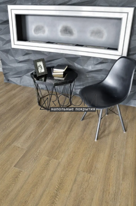 Каменно-полимерная замковая SPC плитка Alpine Floor Бурый лес ECO 9-3 MC, 1220х183мм, 6/0,55мм с встроенной подложкой, 43 класс