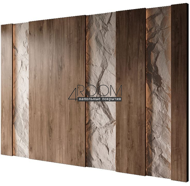 Бесшовная панель из полиуретана Скала Paolo Arte Rk015-1-А, 600х50х2900 мм