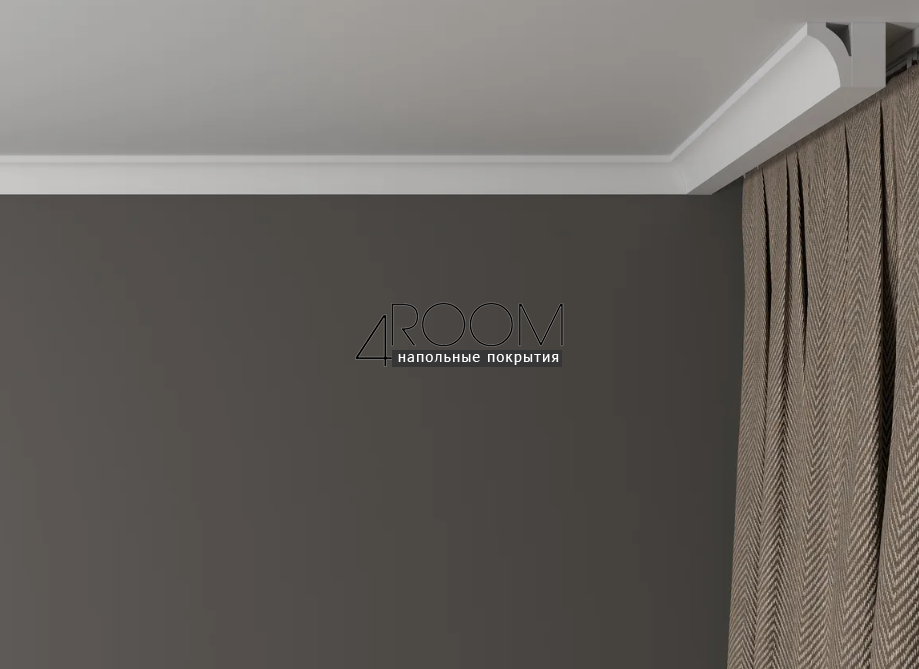 Потолочный плинтус/карниз из дюрополимера под покраску Decor-Dizayn DD36, 29х20х2000мм