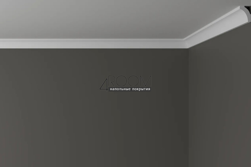 Потолочный плинтус/карниз из дюрополимера под покраску Decor-Dizayn DD36, 29х20х2000мм