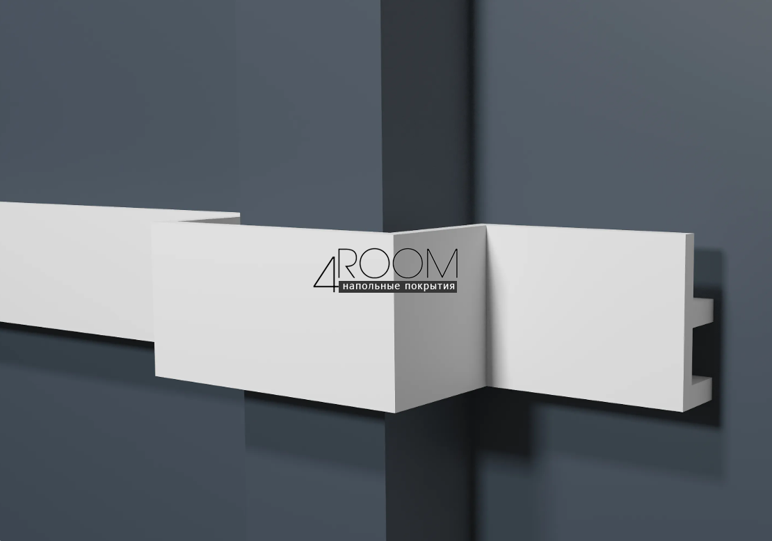 Молдинг из дюрополимера под покраску под скрытую подсветку Decor-Dizayn DD617, 50x20х2000 мм