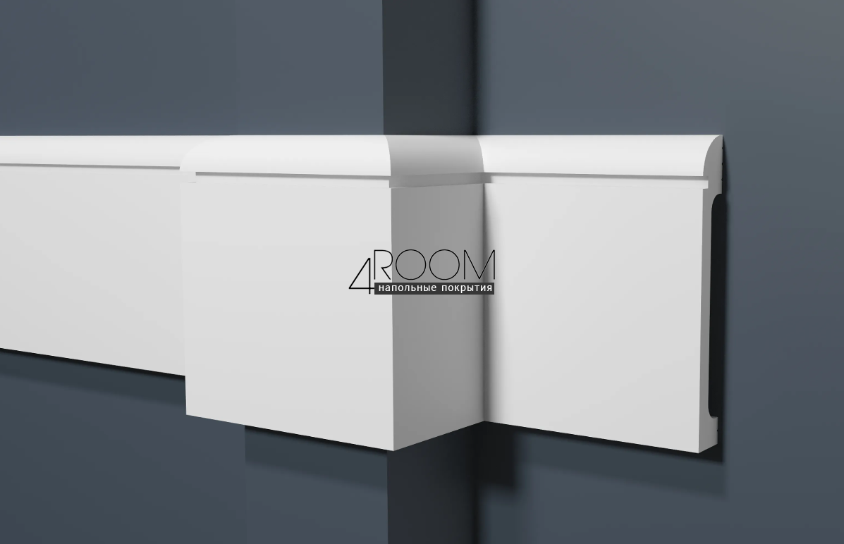 Молдинг из дюрополимера под покраску Decor-Dizayn DD715, 90x13х2000 мм