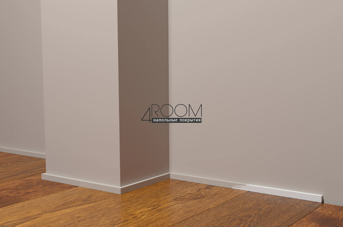 Плинтус из дюрополимера под покраску Decor-Dizayn DD632, 10х6х2000мм