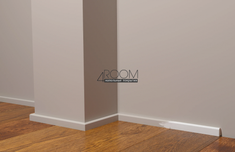 Плинтус из дюрополимера под покраску Decor-Dizayn DD638(3м), 10х18,4х3000мм