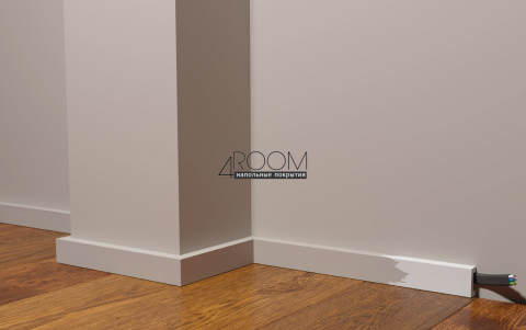 Плинтус из дюрополимера под покраску Decor-Dizayn DD626(3м), 30х13х3000мм