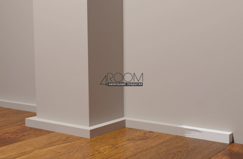 Плинтус из дюрополимера под покраску Decor-Dizayn DD622(3м), 20х20х3000мм