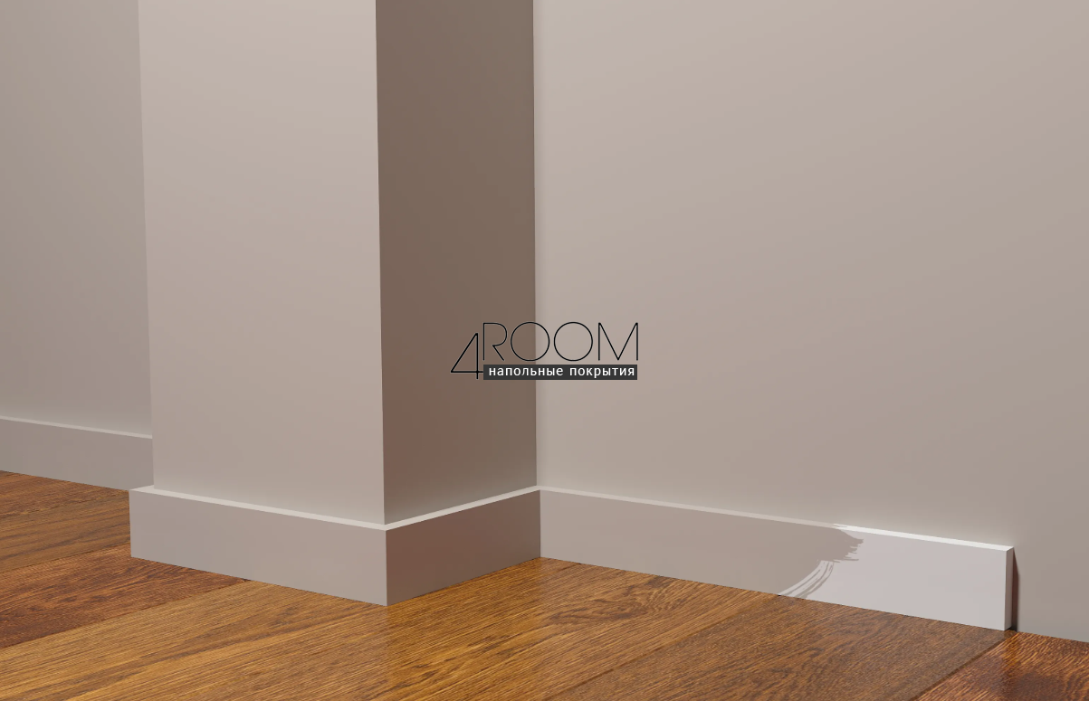 Плинтус из дюрополимера под покраску Decor-Dizayn DD620, 40х10х2000мм