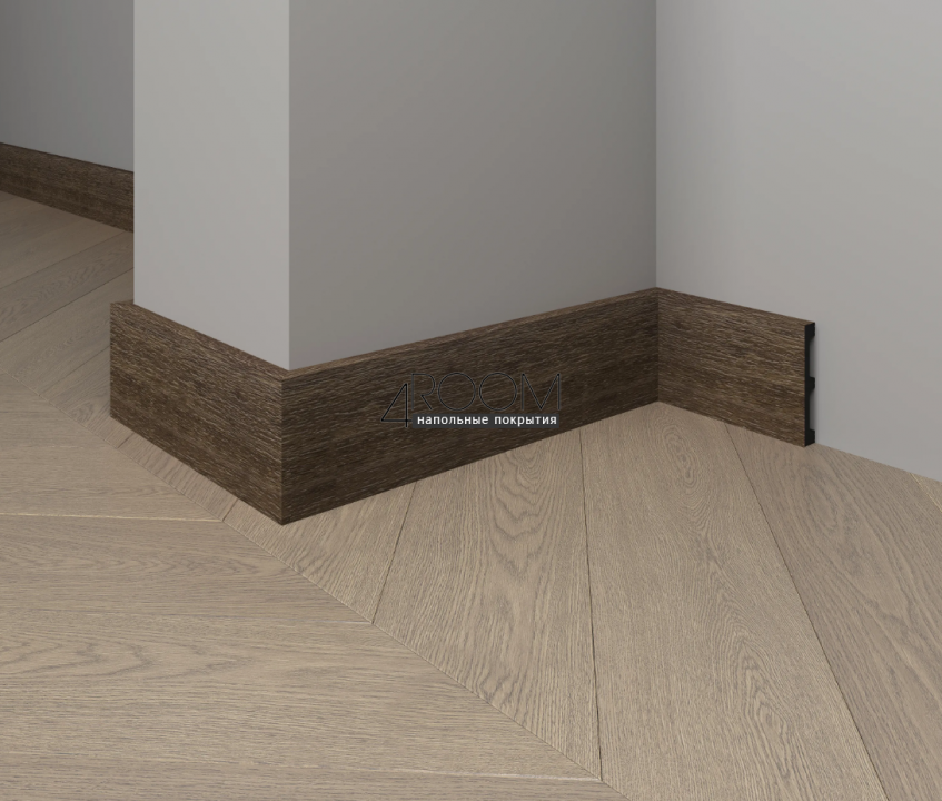 Цветной плинтус из дюрополимера Decor-Dizayn 708-66SH, 80х13х2400мм