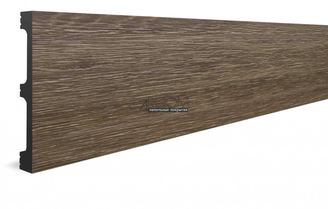 Цветной плинтус из дюрополимера Decor-Dizayn 708-66SH, 80х13х2400мм