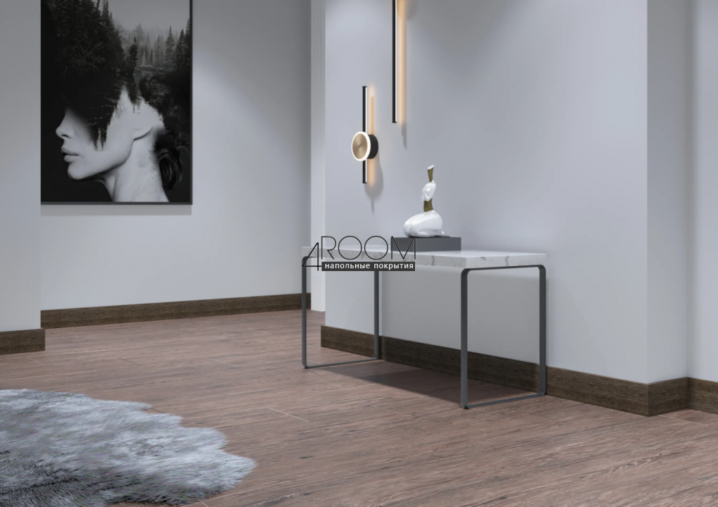 Цветной плинтус из дюрополимера Decor-Dizayn 708-66SH, 80х13х2400мм