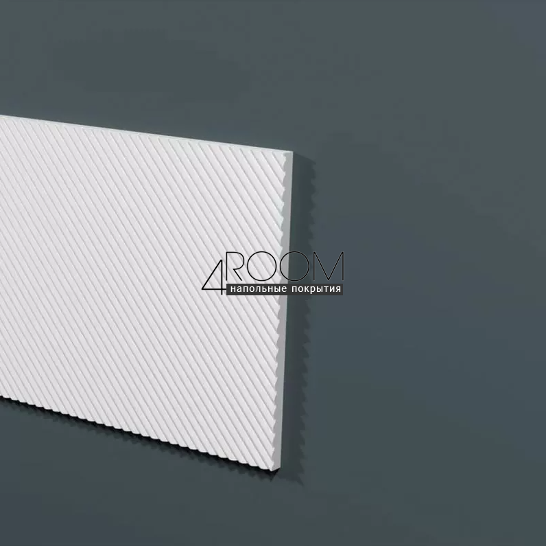 Декоративная 3D панель под покраску из дюрополимера Decor-Dizayn DD926 (2m), 200х10х2000мм