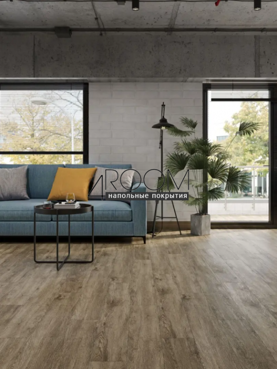Каменно-полимерная замковая SPC плитка Alpine Floor Гранд Секвойя ВЕНГЕ ГРЕЙ ECO 11-808 MC, 1220х183мм, 5/0,5мм, 43 класс