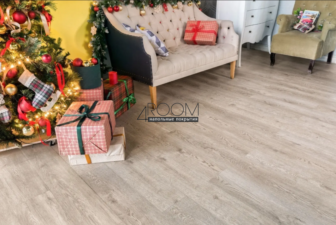 Каменно-полимерная замковая SPC плитка Alpine Floor Гранд Секвойя ЛАВР ECO 11-4 MC, 1220х183мм, 4/0,5мм, 43 класс