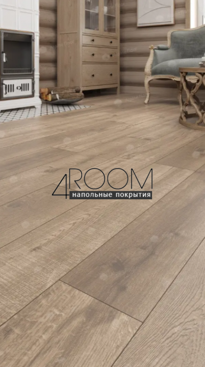 Каменно-полимерная замковая SPC плитка Alpine Floor Натуральное дерево (Real Wood), Натуральный первозданный дуб ECO 2-5 MC, 1220х183мм, 6/0,5мм, 43 класс