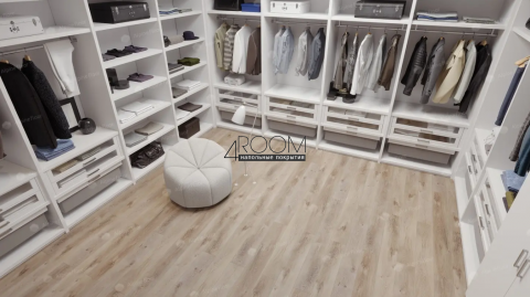 Каменно-полимерная замковая SPC плитка Alpine Floor Премиальный XL (Premium XL), Дуб Фантазия ABA ECO 7-1 MC, 1524х180мм, 8/0,5мм, 43 класс