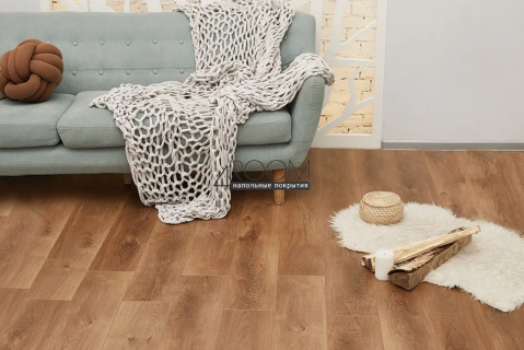 Каменно-полимерная замковая SPC плитка Alpine Floor Премиальный XL (Premium XL), Дуб Насыщенный ABA ECO 7-7 MC, 1524х180мм, 8/0,5мм, 43 класс