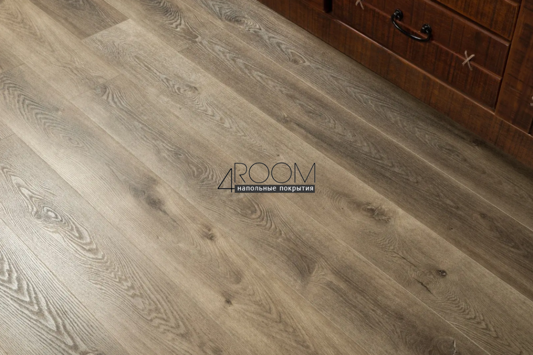 Каменно-полимерная замковая SPC плитка Alpine Floor Премиальный XL (Premium XL), Дуб коричневый ABA ECO 7-9 MC, 1524х180мм, 8/0,5мм, 43 класс