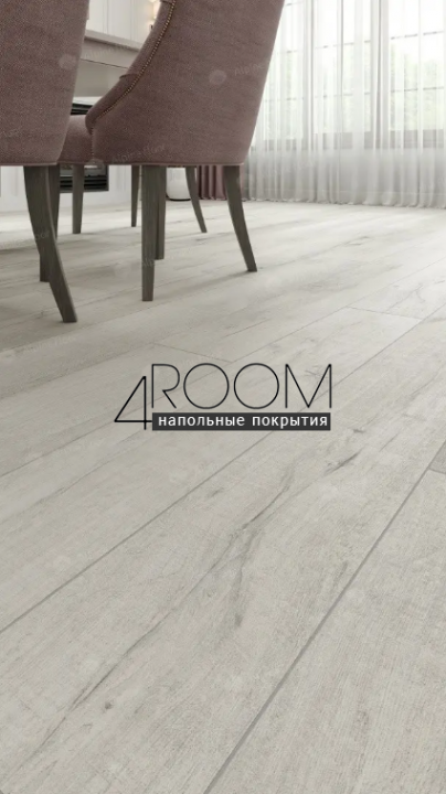 Каменно-полимерная замковая SPC плитка Alpine Floor Премиальный XL (Premium XL), Дуб слоновая кость ABA ECO 7-17 MC, 1220х183мм, 8/0,5мм, 43 класс