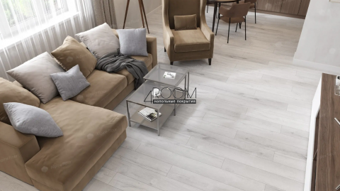 Каменно-полимерная замковая SPC плитка Alpine Floor Премиальный XL (Premium XL), Дуб морская пена ABA ECO 7-21 MC, 1220х183мм, 8/0,5мм, 43 класс