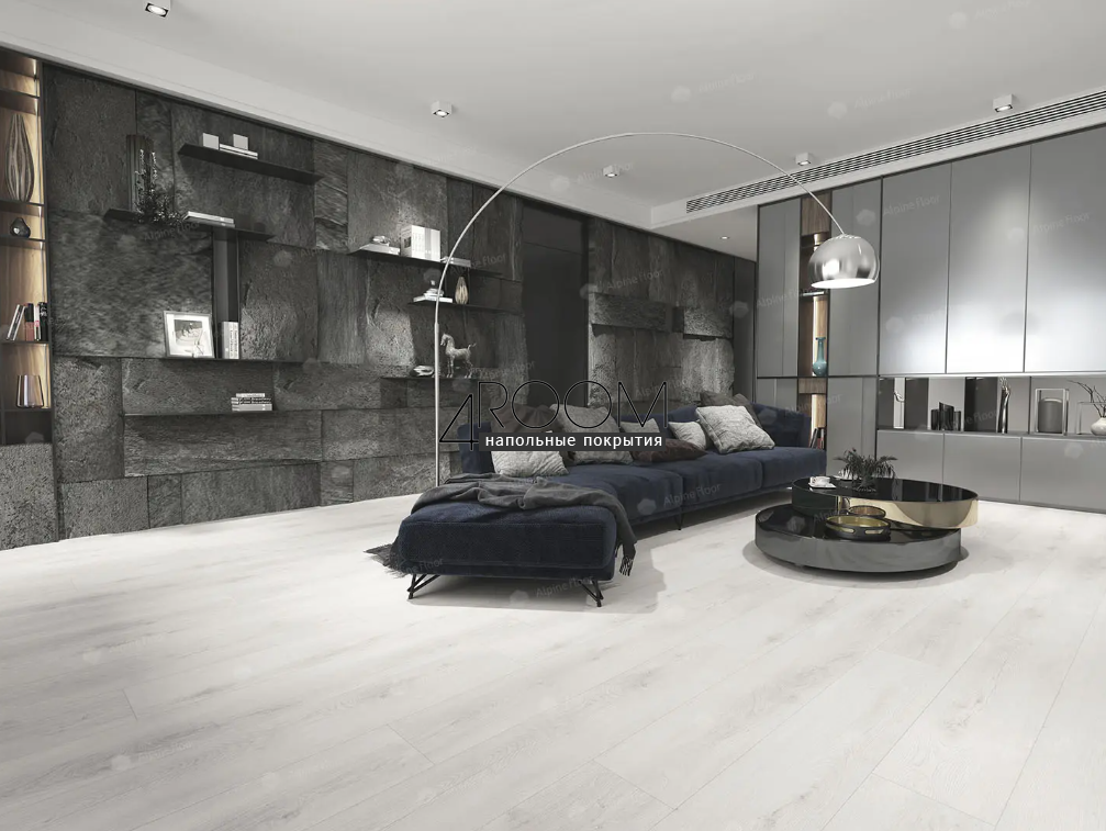 Каменно-полимерная замковая SPC плитка Alpine Floor Премиальный XL (Premium XL), Дуб Кливио ABA ECO 7-33 MC, 8/0,5мм, 43 класс