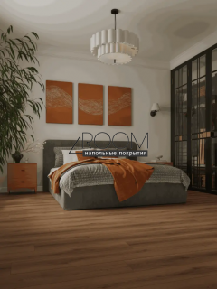 Каменно-полимерная замковая SPC плитка Alpine Floor Премиальный XL (Premium XL), Дуб Умбровый ABA ECO 7-35 MC, 1524х180х8/0,5мм, 43 класс