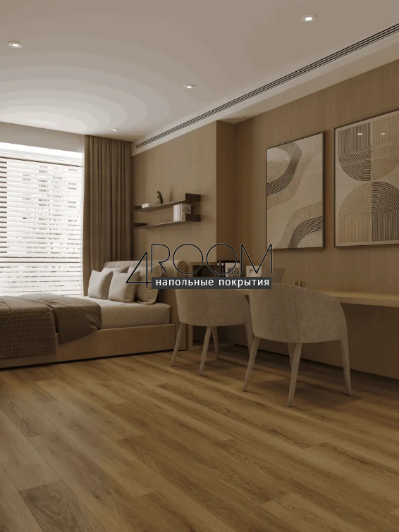Каменно-полимерная замковая SPC плитка Alpine Floor Премиальный XL (Premium XL), Дуб Вековой ABA ECO 7-39 MC, 1524х180х8/0,5мм, 43 класс