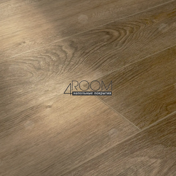 Каменно-полимерная замковая SPC плитка Alpine Floor Изящный паркет (Light Parquet), ДУБ НАСЫЩЕННЫЙ ЕСО 13-7 MC, 600х125х4/0,5мм, 43 класс