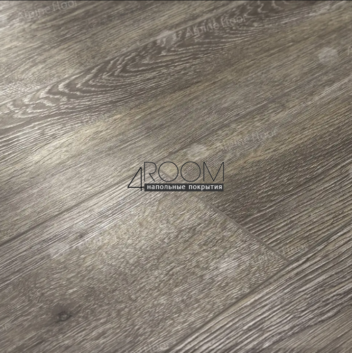 Каменно-полимерная замковая SPC плитка Alpine Floor Изящный паркет (Light Parquet), ВЕНГЕ ГРЕЙ ЕСО 13-8 MC, 600х125х4/0,5мм, 43 класс