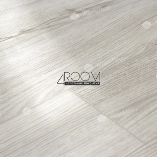 Каменно-полимерная замковая SPC плитка Alpine Floor Изящный паркет (Light Parquet), СНЕЖНЫЙ ЕСО 13-11 MC, 600х125х4/0,5мм, 43 класс