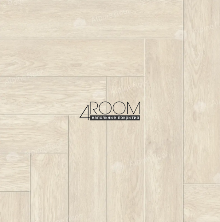 Каменно-полимерная замковая SPC плитка Alpine Floor Изящный паркет (Light Parquet), Дуб Адара ЕСО 13-14 MC, 600х125х4/0,5мм, 43 класс