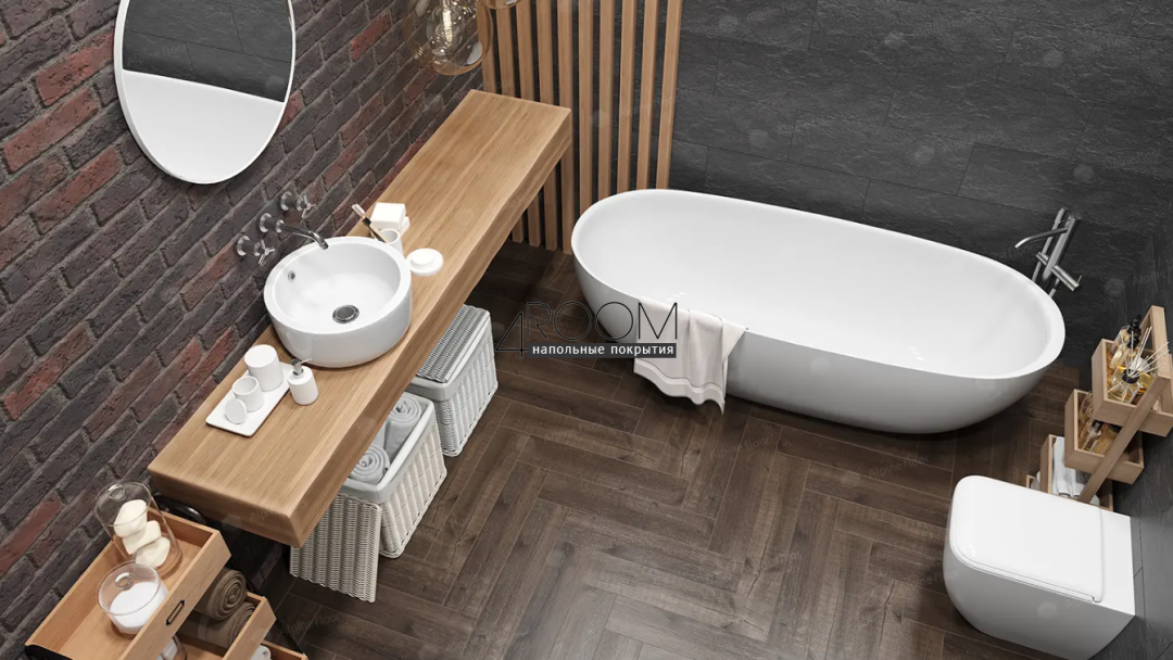 Каменно-полимерная замковая SPC плитка Alpine Floor Изящный паркет (Light Parquet), Дуб Альферац ЕСО 13-22 MC, 600х125х4/0,5мм, 43 класс