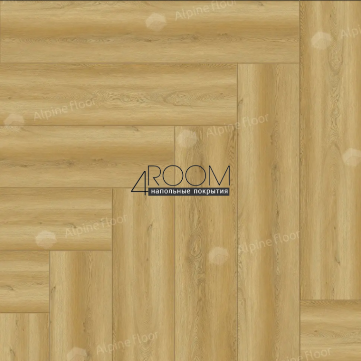 Каменно-полимерная замковая SPC плитка Alpine Floor Изящный паркет (Light Parquet), Дуб Поллукс ЕСО 13-28 MC, 600х125х4/0,5мм, 43 класс