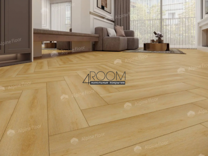 Каменно-полимерная замковая SPC плитка Alpine Floor Изящный паркет (Light Parquet), Дуб Батейн ЕСО 13-29 MC, 600х125х4/0,5мм, 43 класс