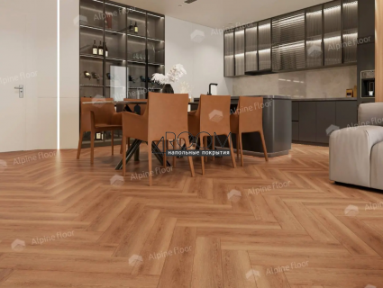 Каменно-полимерная замковая SPC плитка Alpine Floor Изящный паркет (Light Parquet), Дуб Капелла ЕСО 13-31 MC, 600х125х4/0,5мм, 43 класс