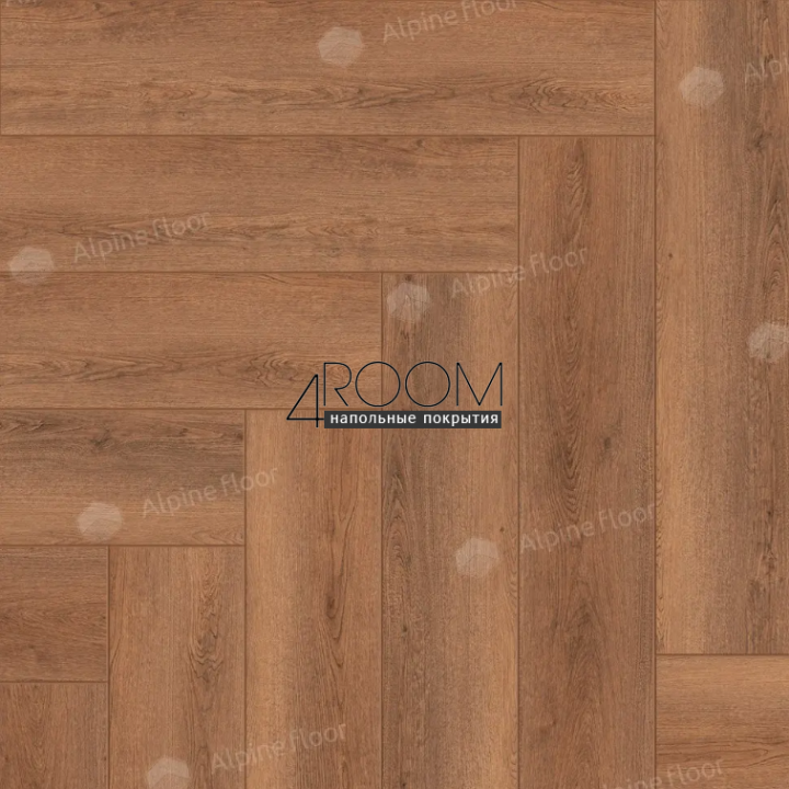 Каменно-полимерная замковая SPC плитка Alpine Floor Изящный паркет (Light Parquet), Дуб Капелла ЕСО 13-31 MC, 600х125х4/0,5мм, 43 класс