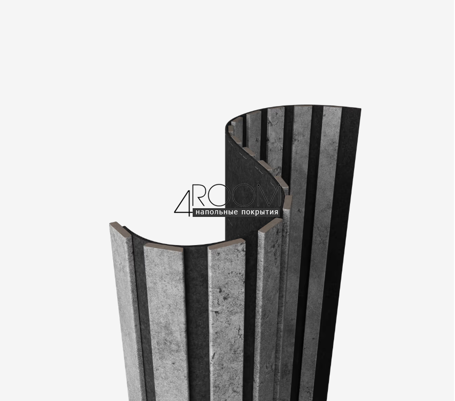 Акустическая панель FLEX Бетон AFL012, 600х6х2750мм